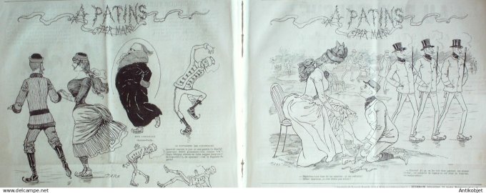 Le Journal Amusant 1885 # 1484 Ombres chinoises par Leonnec