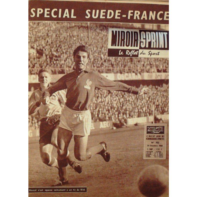Miroir Sprint 1960 #  752 31 Oct Suede France Darbos Anquetil Cerami Kopa Paris Roubaix