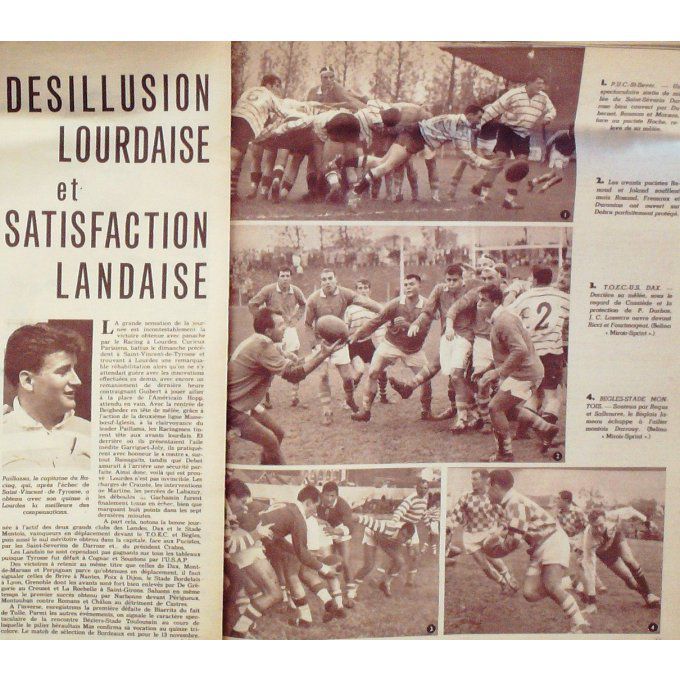Miroir Sprint 1960 #  752 31 Oct Suede France Darbos Anquetil Cerami Kopa Paris Roubaix