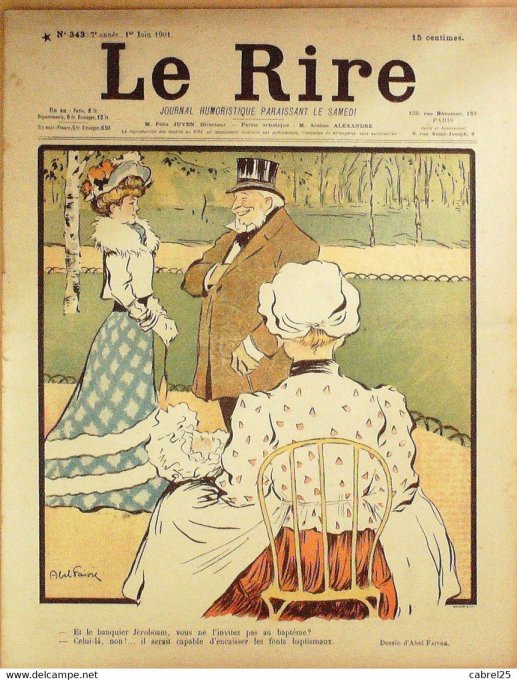 Le Rire 1901 n°343 Riezer Faivre Grandjouan Monnier Delaw