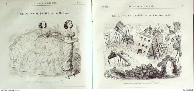 Petit journal pour Rire 1858 # 135 Dames pour rire X