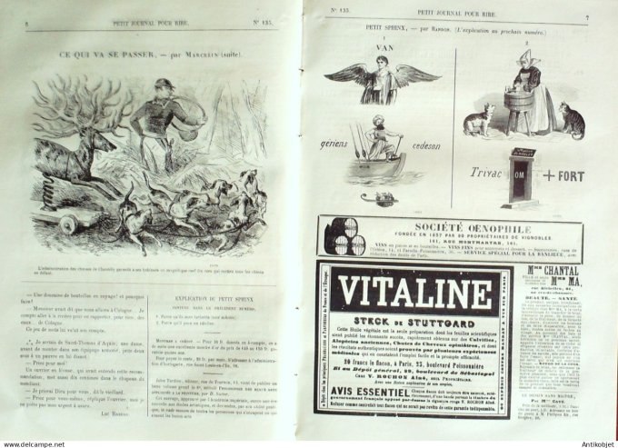 Petit journal pour Rire 1858 # 135 Dames pour rire X