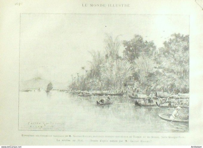 Le Monde illustré 1886 n°1543 Dijo (21) Besançon (25) Belgique Dinant Argenteuil (95)