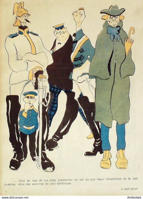 L'Assiette au beurre 1905 # 212 Caporal Lohengrin, d'Ostoya