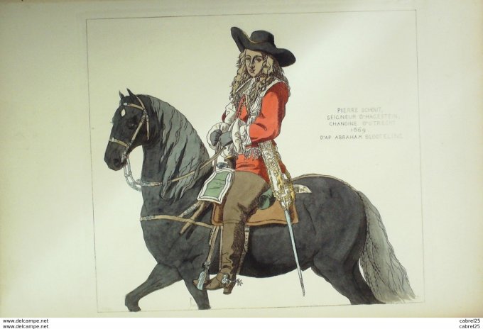 Pays-Bas Pierre SCHOUT Seigneur D'UTRECHT Chamoine D'HAGESTEIN en 1669