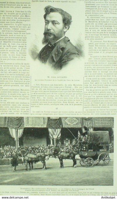 Soleil du Dimanche 1894 n°17 Duc Hesse Victoria Mélita Saxe Cobourg Diligence