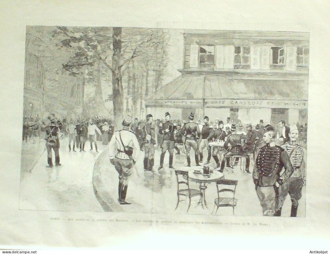 Le Monde illustré 1893 n°1894 Maisons-Laffite Carrière/Poissy(78) Mont-Valérien (92) Duc York & Teck