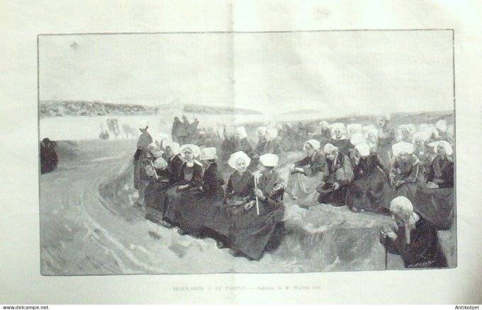 Le Monde illustré 1893 n°1894 Maisons-Laffite Carrière/Poissy(78) Mont-Valérien (92) Duc York & Teck