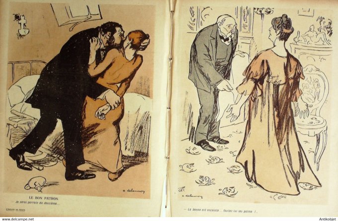 L'Assiette au beurre 1907 # 338 Faisons des enfants Delannoy