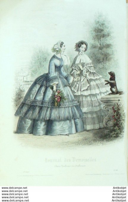 Journal de Demoiselles 1855 # 07 Chien