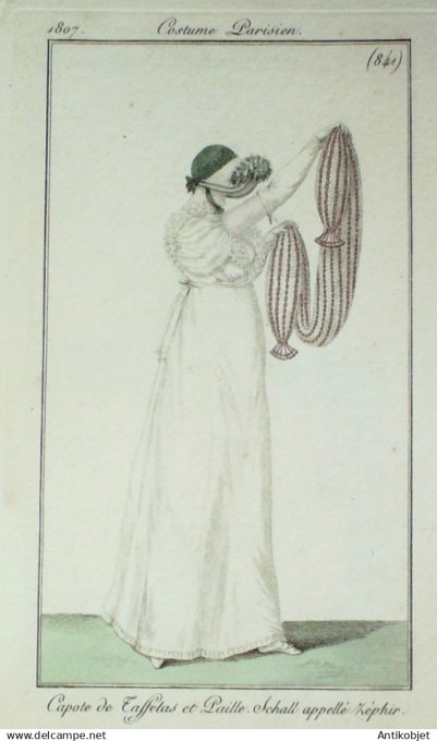 Costume Parisien 1807 # 841 (eau forte) Schall appelé Zéphir