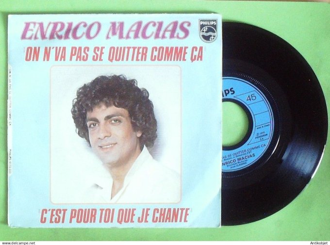 Macias Enrico 45T SP C'est pour toi que je chante 1979