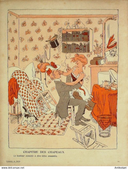 L'Assiette au beurre 1906 # 269 Ca sent la chair fraîche Carlègle