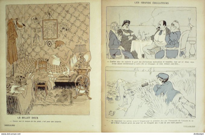 L'Assiette au beurre 1906 # 269 Ca sent la chair fraîche Carlègle
