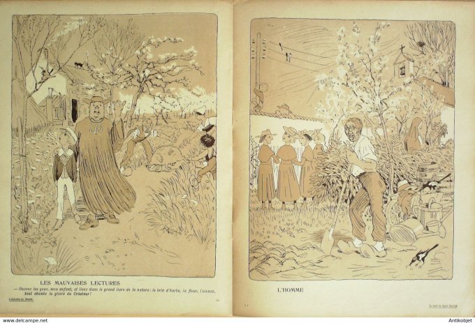 L'Assiette au beurre 1906 # 269 Ca sent la chair fraîche Carlègle
