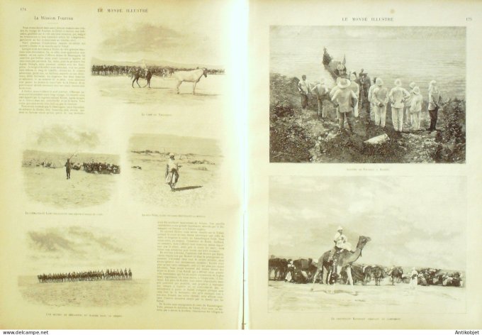 Le Monde illustré 1900 n°2268 Chine Prince Ching Algérie Ab-Den-Nebi Timassinin Bangui Oued Samen Au