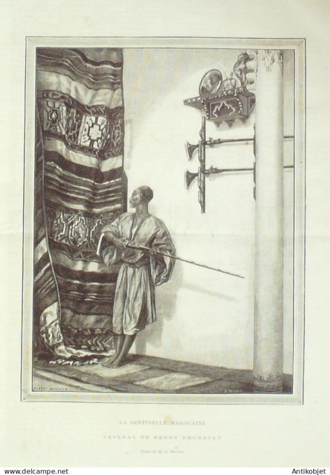 Le Monde illustré 1874 n°876 Algérie Mers-el-Kébir Numancia Espagne Carthagène