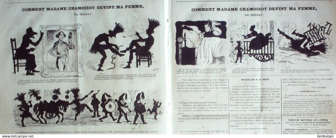 Le Journal Amusant 1880 # 1225 Le nez de Maitre Parcheminel par Leonnec