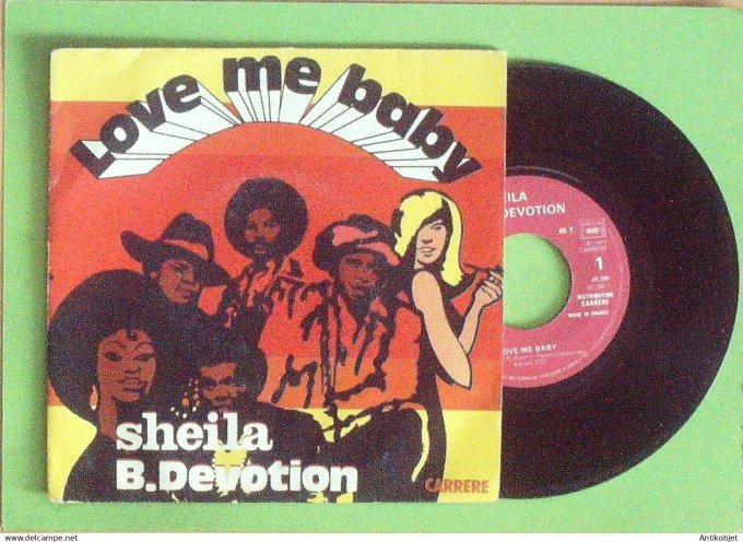Sheila 45T SP Love me baby 1977