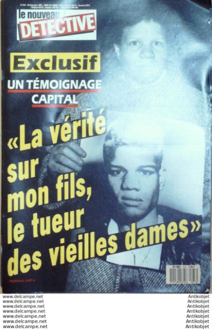 Détective 1988 # 273 Avignon Draguignan Ste-Foy-les-Lyon Tranas Metz Barneville-Carteret Rampont