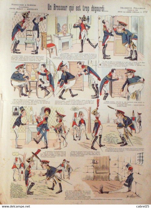 Un Brosseur Qui Est Trop Degourdi (Pellerin d'epinal) Angeli G