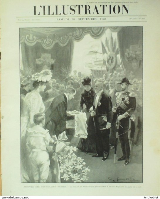 L'illustration 1901 n°3057 Dunkerque (59) Compiègne (60) Witry-Les-Reims Reims (51)