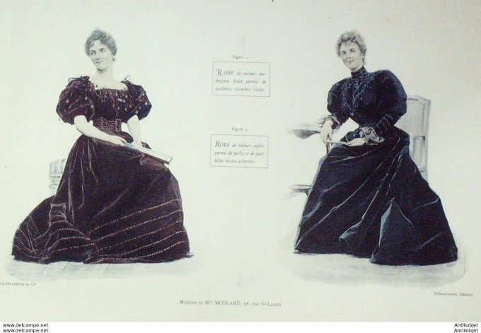 La Mode pratique 1893 # 49 Robes de velours