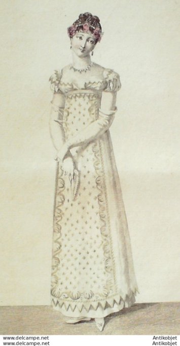 Costume Parisien 1811 # 1135 Robe de bal