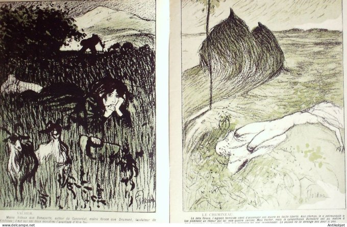 L'Assiette au beurre 1903 # 122 Monstres satyres Florane