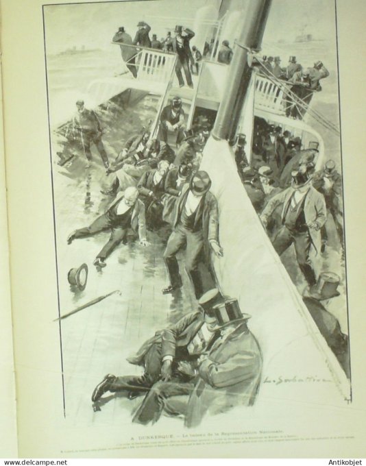 L'illustration 1901 n°3057 Dunkerque (59) Compiègne (60) Witry-Les-Reims Reims (51)