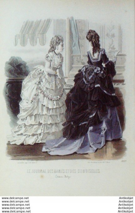 Journal des Dames Demoiselles 1870 # 969