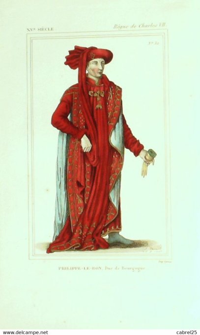 Philippe Le Bon Duc De Bourgogne 15ème 1852