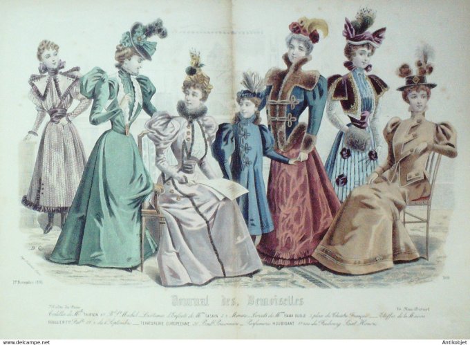 Journal de Demoiselles 1896 # 5119 (Maison Thirion) Gd format