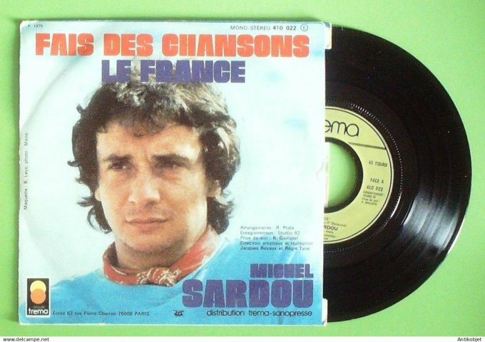 Sardou Michel 45T SP Le France 1975