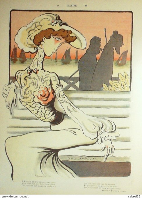 Le Rire 1904 n° 85 Poulbot Villemot Burret Métivet Delaw Roubille