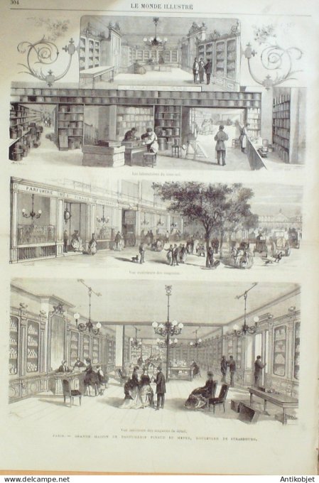 Le Monde illustré 1870 n°682  Grèce Clephtes Marathon Paris Belleville Explosions