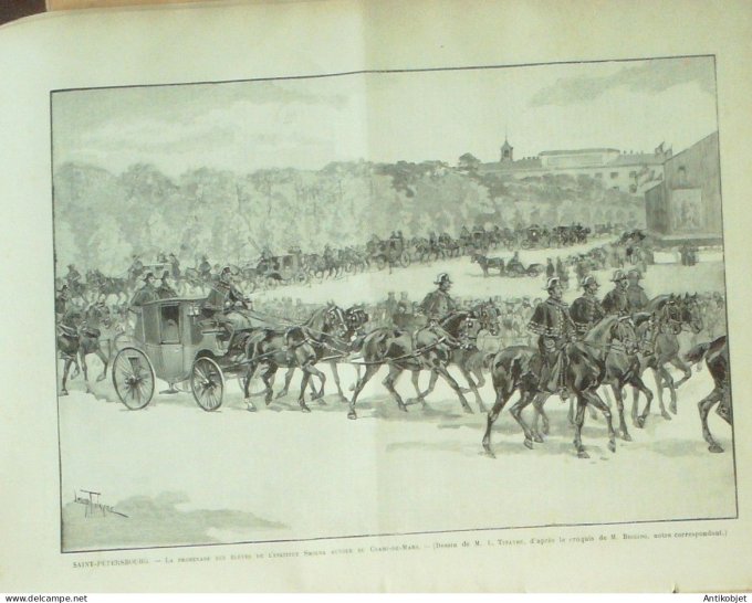 Le Monde illustré 1894 n°1940 Angleterre Whitehall Lyon (69) Russie St-Pétersbourg