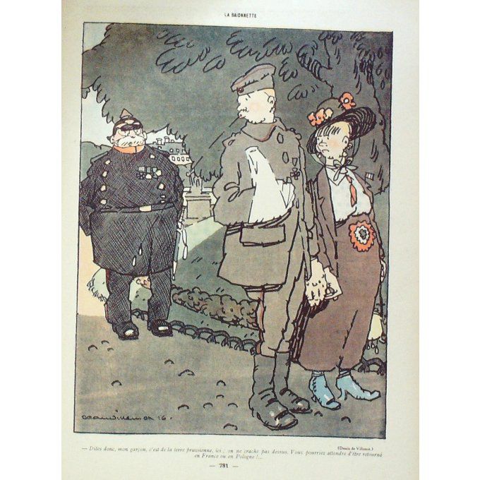 La Baionnette 1916 n°075 (Chez eux) GASTYNE LEANDRE LE QUESNE LEGRAIN IRIBE
