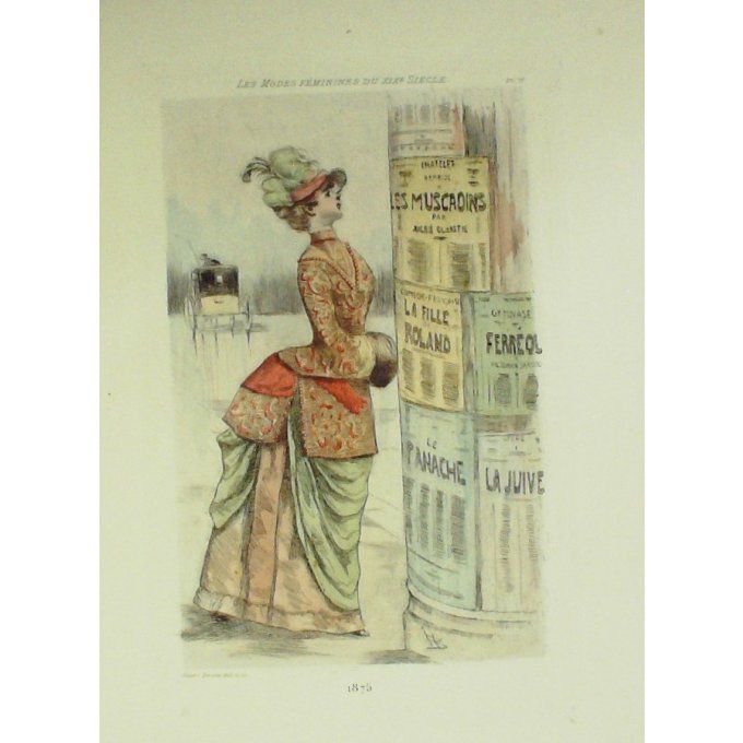 Mode Féminine époque 1875 (H.Boutet)