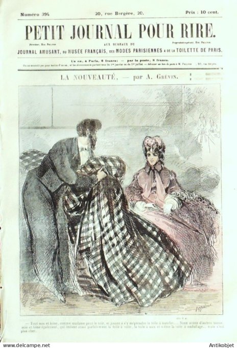 Petit journal pour Rire 1862 # 394 A la campagne Marcelin
