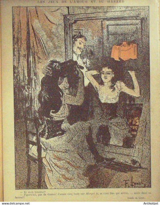 Le Rire 1895-01-19 #  11 Journal humoristique Ed.Originale Polin