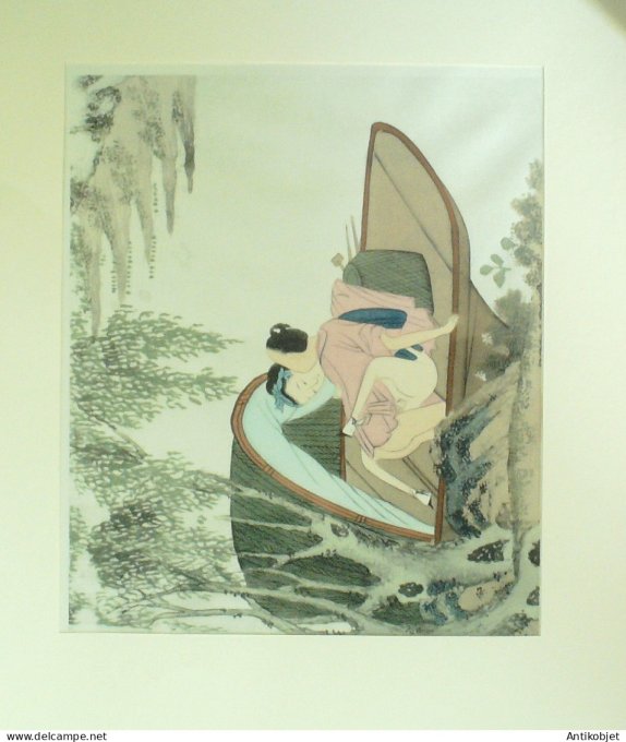 Estampe Chinoise scène érotique 21