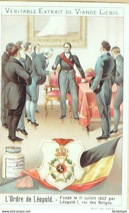Chromo Liebig Sang  529 Ordres honorifiques 1 (1897)
