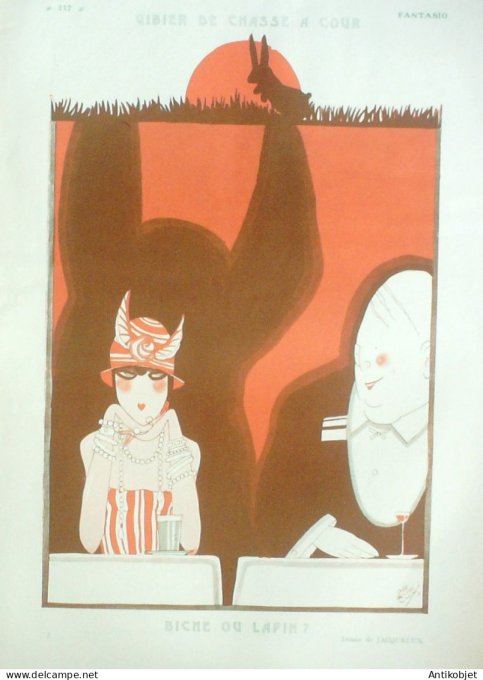 Fantasio 448 1925 Jacquelux Morin Carrier-Belleuse Fallieres Mendousse