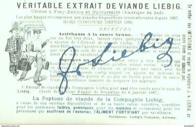 Chromo Liebig Sang  529 Ordres honorifiques 1 (1897)