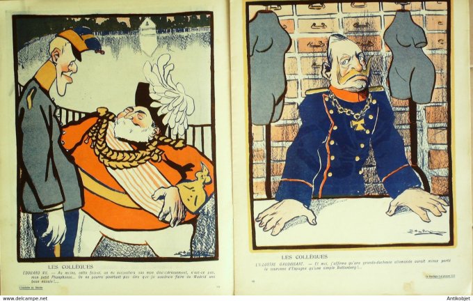 L'Assiette au beurre 1906 # 270 Mariage d'Alphonse XIII roi d'Espagne Camara
