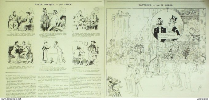 La Caricature 1883 #178 Martyrs du Pschutt Draner à Robinson Tinant Sorel Trock