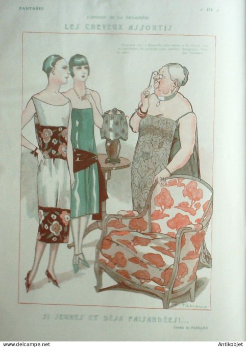 Fantasio 448 1925 Jacquelux Morin Carrier-Belleuse Fallieres Mendousse