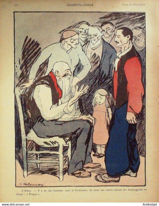 L'Assiette au beurre 1910 # 492 Le pain cher Raîeter Camara Delannoy