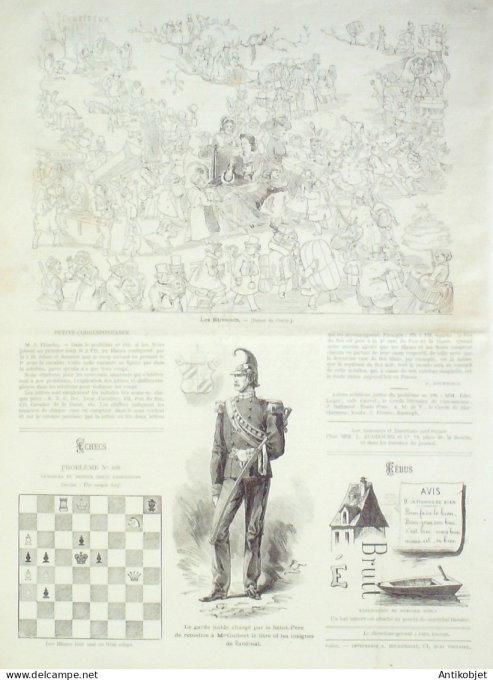 Le Monde illustré 1874 n°873 Espagne Barcelone Tolosa Guadeloupe Moule